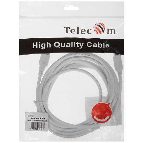 Купить Кабель Telecom USB 2.0 Type-A - USB 2.0 Type-B  5471461. Характеристики, отзывы и цены в Донецке