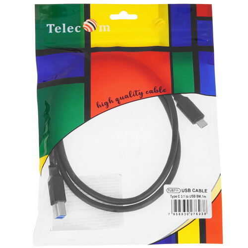Купить Кабель Telecom USB 3.2 Gen 1 Type-C - USB 3.2 Gen 1 Type-B  9272194. Характеристики, отзывы и цены в Донецке