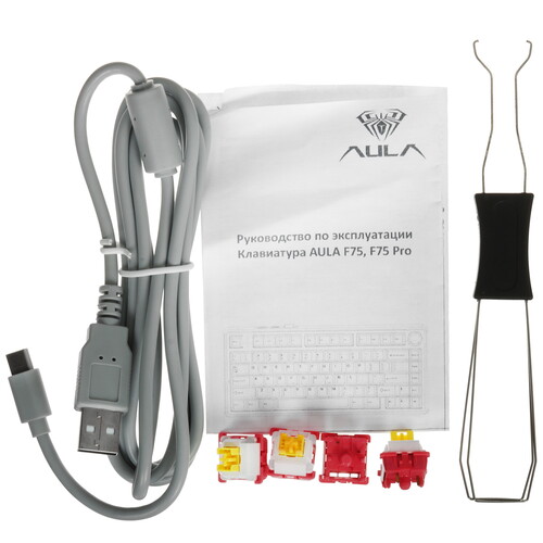 Купить Клавиатура проводная + беспроводная AULA F75  5626789. Характеристики, отзывы и цены в Донецке