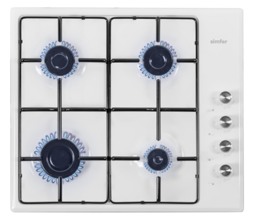 Купить Газовая варочная поверхность Simfer H60Q40W470  9211441. Характеристики, отзывы и цены в Донецке