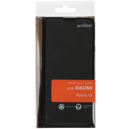 Купить Чехол-книжка  Aceline Kors для Xiaomi Redmi 13 черный  9103980. Характеристики, отзывы и цены в Донецке