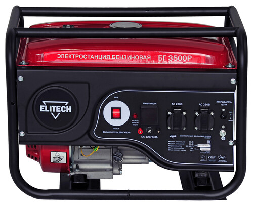 Купить Электрогенератор   бензиновый Elitech БГ 3500Р  9088392. Характеристики, отзывы и цены в Донецке