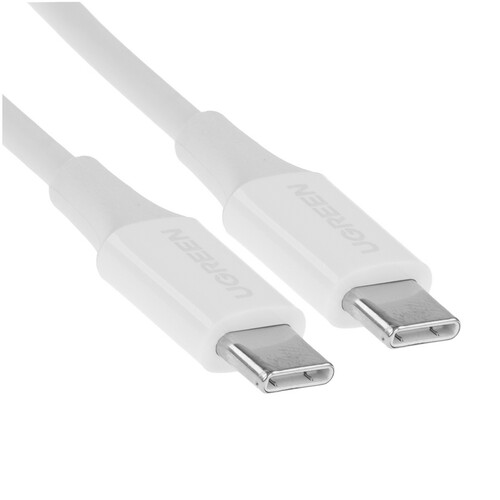 Купить Кабель круглый Ugreen USB Type-C - USB Type-C белый 2 м  9983746. Характеристики, отзывы и цены в Донецке