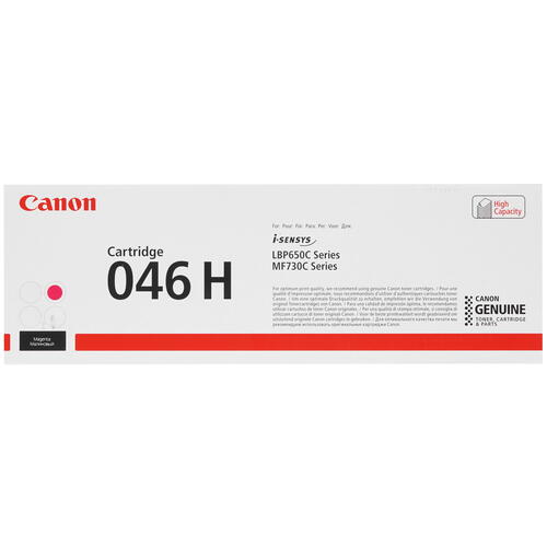 Купить Тонер-картридж лазерный Canon 046H 1252C002 пурпурный, с чипом  1336823. Характеристики, отзывы и цены в Донецке