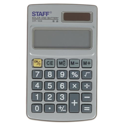 Купить Калькулятор STAFF STF-1008  1246379. Характеристики, отзывы и цены в Донецке
