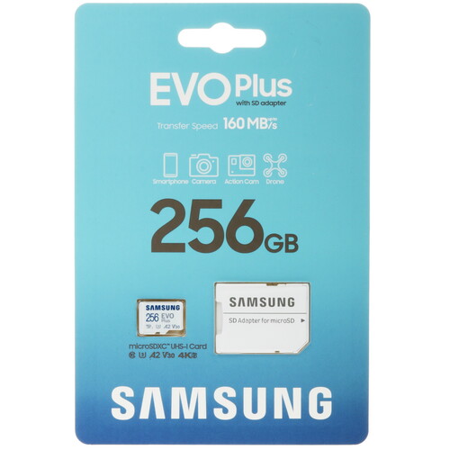 Купить Карта памяти Samsung EVO Plus microSDXC 256 ГБ [MB-MC256SA/EU]  5471051. Характеристики, отзывы и цены в Донецке