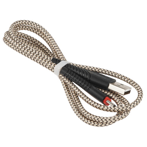 Купить Кабель круглый Borofone micro USB - USB 2.0 Type-A черный 1 м  5475167. Характеристики, отзывы и цены в Донецке