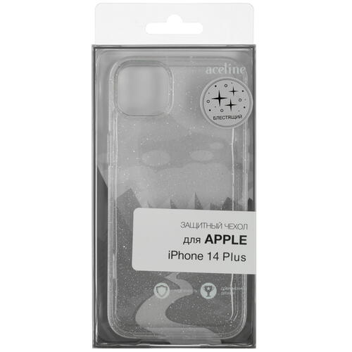 Купить Накладка  Aceline Shiny для Apple iPhone 14 Plus прозрачный  5061372. Характеристики, отзывы и цены в Донецке