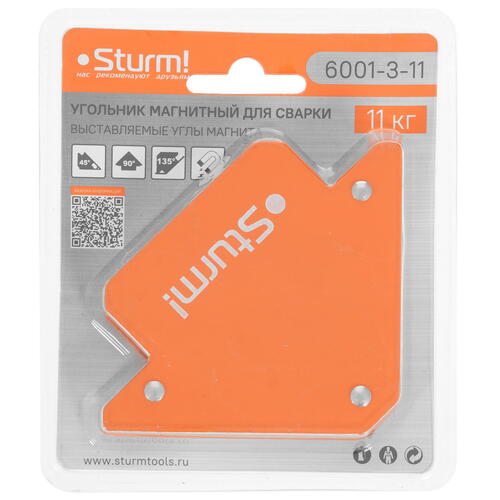 Купить Уголок магнитный Sturm! 6001-3-11  5331987. Характеристики, отзывы и цены в Донецке