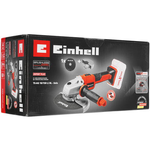 Купить Углошлифовальная машина (УШМ) Einhell PXC TE-AG 18/150 Li BL - Solo Power X Change 18V  , Без ЗУ, Без АКБ  5322662. Характеристики, отзывы и цены в Донецке