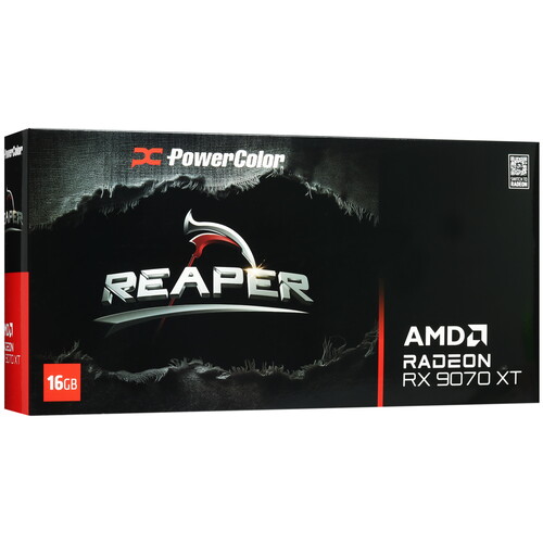 Купить Видеокарта PowerColor AMD Radeon RX 9070 XT Reaper  5634989. Характеристики, отзывы и цены в Донецке