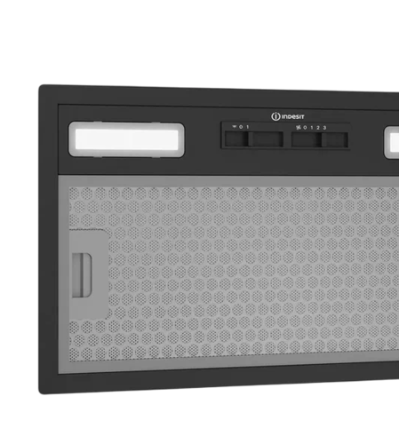 Купить Вытяжка полновстраиваемая Indesit INAE 64LM BL черный  9279174. Характеристики, отзывы и цены в Донецке