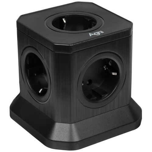 Купить Сетевой фильтр AGNI TP-VE4U5E черный  9289288. Характеристики, отзывы и цены в Донецке