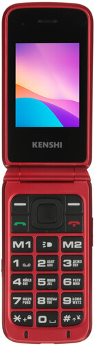 Купить Сотовый телефон KENSHI SF242 красный  9087754. Характеристики, отзывы и цены в Донецке