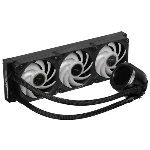 Купить Система охлаждения GIGABYTE AORUS WATERFORCE X II 360 черная  5464876. Характеристики, отзывы и цены в Донецке