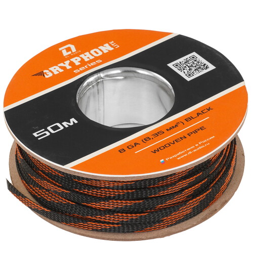 Купить Оплетка для провода DL Audio Gryphon Lite WP 8 Ga Black  9285814. Характеристики, отзывы и цены в Донецке