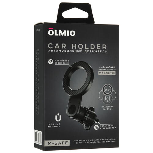 Купить Держатель автомобильный Olmio M-Safe черный  5465919. Характеристики, отзывы и цены в Донецке