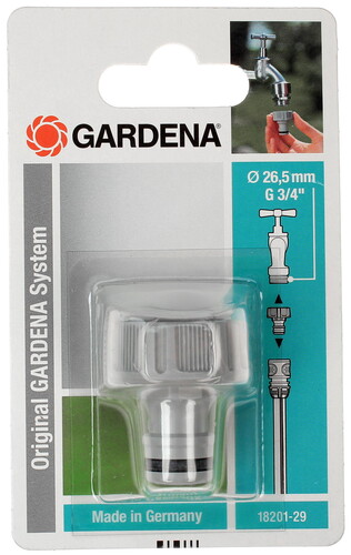 Купить Штуцер Gardena 18201-29.000.00  1046804. Характеристики, отзывы и цены в Донецке