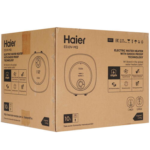 Купить Водонагреватель электрический Haier ES10V-MQ2  9082255. Характеристики, отзывы и цены в Донецке