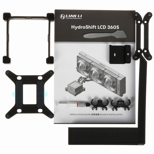 Купить Система охлаждения LIAN LI HYDROSHIFT LCD 360SB черная  5463664. Характеристики, отзывы и цены в Донецке