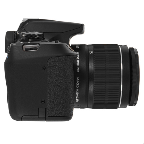 Купить Зеркальный фотоаппарат Canon EOS 2000D Kit 18-55mm IS II черный  5068850. Характеристики, отзывы и цены в Донецке