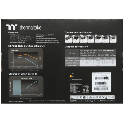 Купить Блок питания Thermaltake Toughpower GF A3 Snow 1050W - TT Premium Edition  5431685. Характеристики, отзывы и цены в Донецке