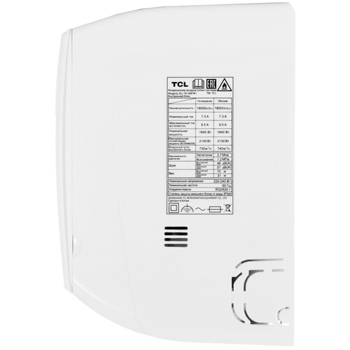 Купить Кондиционер настенный сплит-система TCL ELI 18 ONF/R1 белый  5499302. Характеристики, отзывы и цены в Донецке