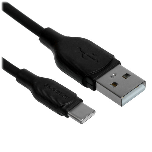 Купить Кабель Borofone USB Type-C - USB Type-A черный  5475011. Характеристики, отзывы и цены в Донецке