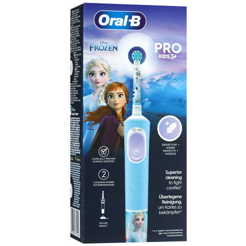 Купить Электрическая зубная щетка Braun Oral-B Vitality Pro D103.413.2K Frozen голубой  5496078. Характеристики, отзывы и цены в Донецке