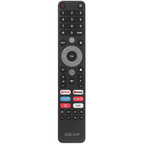 Купить 65" (165 см) Телевизор DEXP A651 серый  5077155. Характеристики, отзывы и цены в Донецке