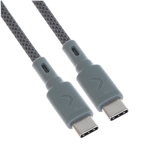 Купить Кабель круглый COMMO USB Type-C - USB Type-C серый 1.2 м  5470721. Характеристики, отзывы и цены в Донецке