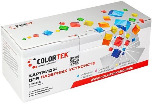 Купить Картридж лазерный Colortek TN-3380 черный  8157570. Характеристики, отзывы и цены в Донецке