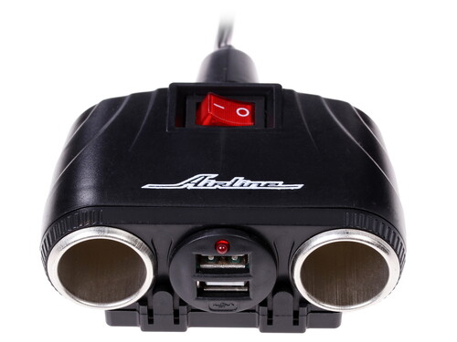 Купить Разветвитель автоприкуривателя AIRLINE ASP-2U-11  6720887. Характеристики, отзывы и цены в Донецке