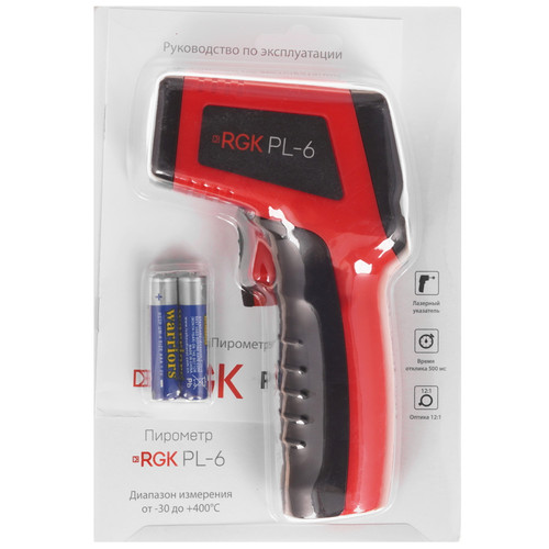 Купить Пирометр RGK PL-6  5647846. Характеристики, отзывы и цены в Донецке