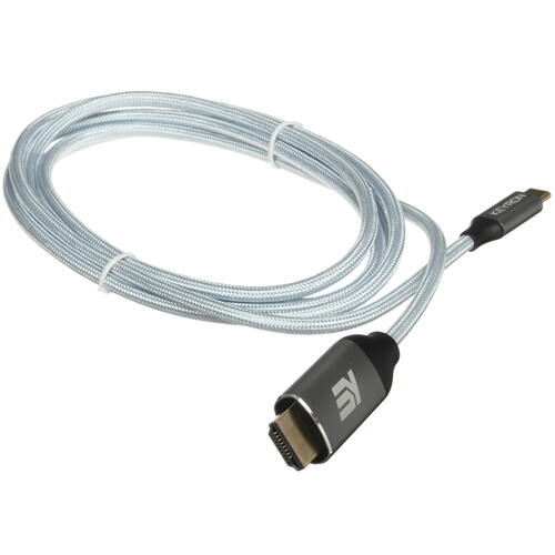 Купить Кабель однонаправленный KEYRON USB-C - HDMI, 1.8 м  5433054. Характеристики, отзывы и цены в Донецке