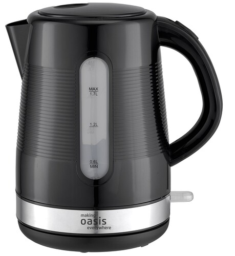Купить Электрочайник Oasis K-1PB черный  9135257. Характеристики, отзывы и цены в Донецке