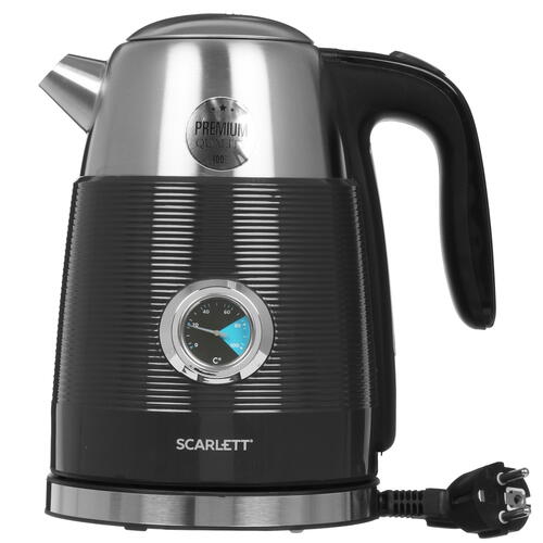 Купить Электрочайник Scarlett SC-EK21S102 черный  4834443. Характеристики, отзывы и цены в Донецке