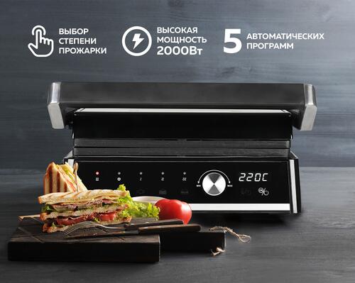 Купить Гриль GFgril GF-2000 серебристый  5343356. Характеристики, отзывы и цены в Донецке