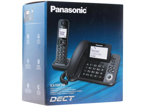 Купить Телефон беспроводной (DECT) Panasonic KX-TGF310RUM  1047137. Характеристики, отзывы и цены в Донецке