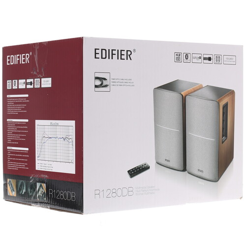 Купить Колонки Edifier R1280DB коричневый  1634168. Характеристики, отзывы и цены в Донецке