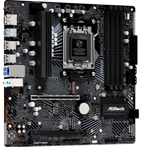 Купить Материнская плата ASRock B650M PG Lightning  5454944. Характеристики, отзывы и цены в Донецке