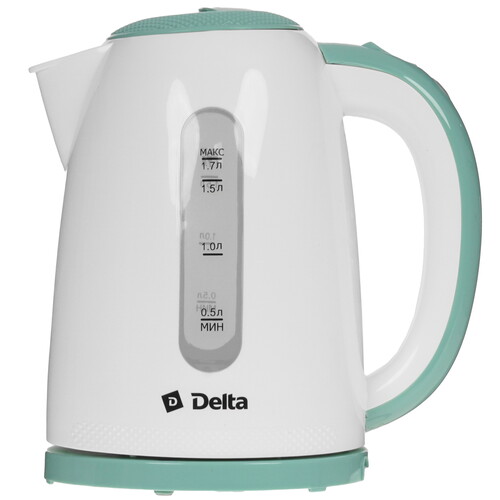Купить Электрочайник DELTA DL-1106 голубой  8195718. Характеристики, отзывы и цены в Донецке