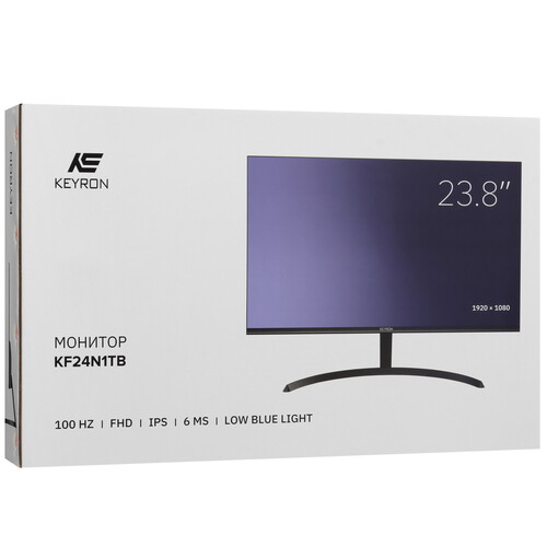 Купить 23.8" Монитор KEYRON KF24N1TB черный  9078361. Характеристики, отзывы и цены в Донецке