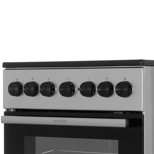 Купить Электрическая плита Gorenje GEC5B41SG серый  9903142. Характеристики, отзывы и цены в Донецке