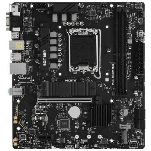 Купить Материнская плата MSI B760M BOMBER DDR4  5462222. Характеристики, отзывы и цены в Донецке