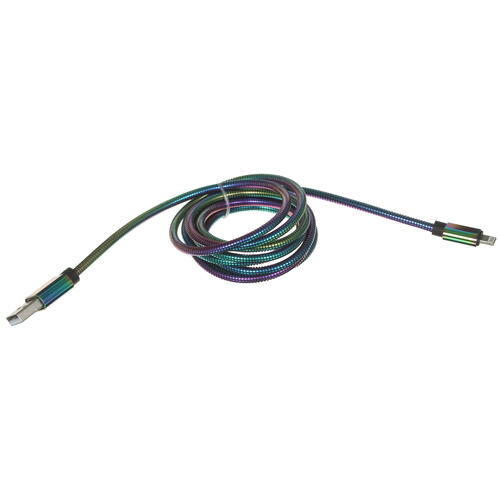 Купить Кабель круглый DEXP Lightning 8-pin - USB 2.0 Type-A разноцветный 1.5 м  4834235. Характеристики, отзывы и цены в Донецке