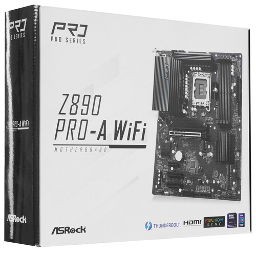 Купить Материнская плата ASRock Z890 Pro-A WiFi  5618751. Характеристики, отзывы и цены в Донецке