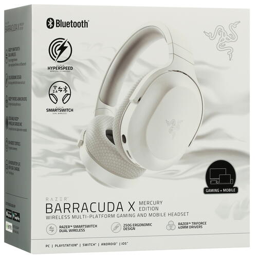 Купить Беспроводные/проводные наушники Razer Barracuda X (2022) белый 2022  5093655. Характеристики, отзывы и цены в Донецке