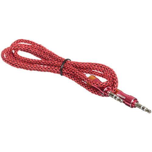 Купить Кабель   Philips jack 3.5 мм - jack 3.5 мм красный  5604561. Характеристики, отзывы и цены в Донецке