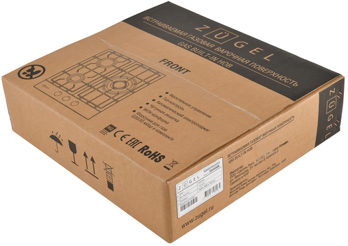 Купить Газовая варочная поверхность ZUGEL ZGH450B  9212301. Характеристики, отзывы и цены в Донецке